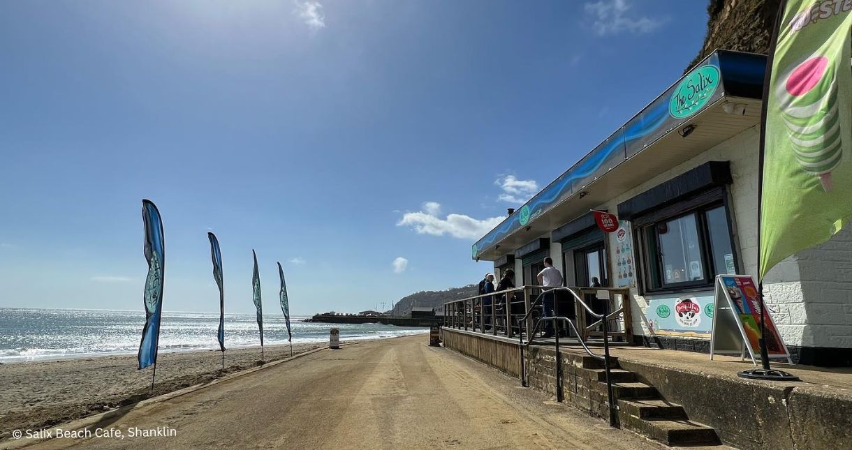 The Salix Beach cafe, Shanklin Isle of Wight